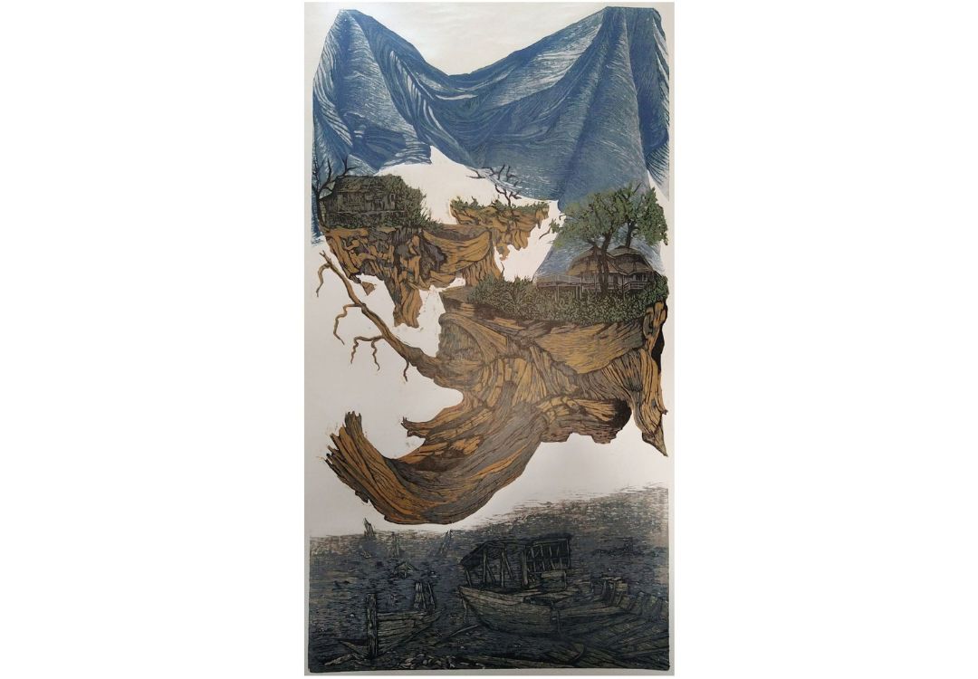 <Mу Earthen Mother Enshrouded in Aridity Journey to The Unrealistic Dream , 2023 - 24